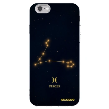 Picasee silikónový prehľadný obal pre Apple iPhone 6/6S - PISCES