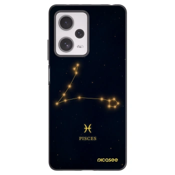 Picasee silikónový čierny obal pre Xiaomi Redmi Note 12 Pro+ 5G - PISCES
