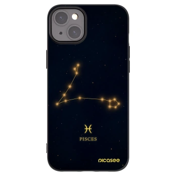Picasee silikónový čierny obal pre Apple iPhone 15 Plus - PISCES