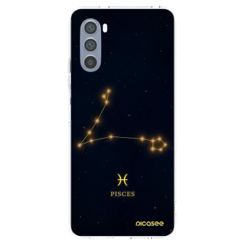 Picasee silikónový prehľadný obal pre Motorola Moto G62 - PISCES