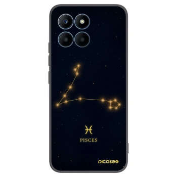 Picasee silikónový čierny obal pre Honor 70 Lite - PISCES
