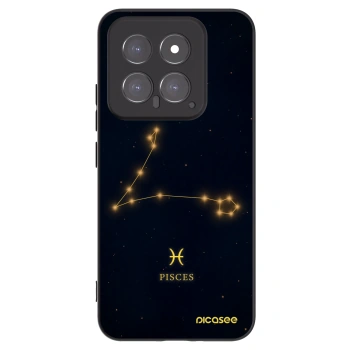 Picasee silikónový čierny obal pre Xiaomi 14 - PISCES