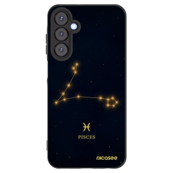 Picasee silikónový čierny obal pre Samsung Galaxy A25 A256B 5G - PISCES