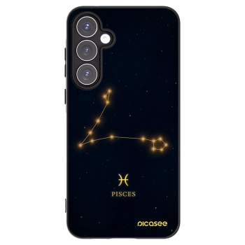 Picasee silikónový čierny obal pre Samsung Galaxy A55 5G A556B - PISCES