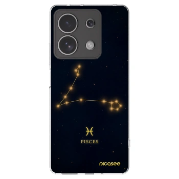 Picasee silikónový prehľadný obal pre Xiaomi Redmi Note 13 4G - PISCES