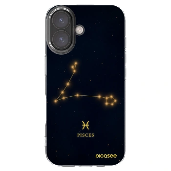 Picasee silikónový prehľadný obal pre Apple iPhone 16 - PISCES