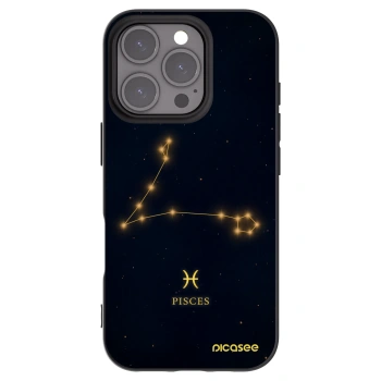 Picasee silikónový čierny obal pre Apple iPhone 16 Pro - PISCES