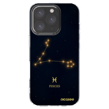 Picasee silikónový prehľadný obal pre Apple iPhone 16 Pro - PISCES