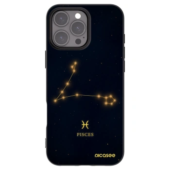 Picasee silikónový čierny obal pre Apple iPhone 16 Pro Max - PISCES