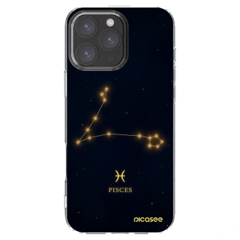 Picasee silikónový prehľadný obal pre Apple iPhone 16 Pro Max - PISCES