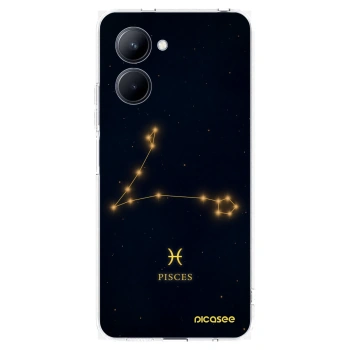 Picasee silikónový prehľadný obal pre Realme C33 (2023) - PISCES