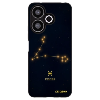 Picasee silikónový čierny obal pre Xiaomi Redmi 13 4G - PISCES