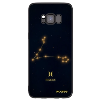 Picasee silikónový čierny obal pre Samsung Galaxy S8 G950F - PISCES