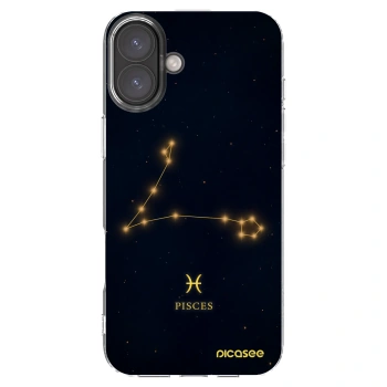 Picasee silikónový prehľadný obal pre Apple iPhone 16 Plus - PISCES