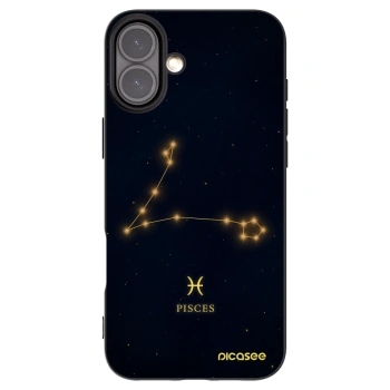 Picasee silikónový čierny obal pre Apple iPhone 16 Plus - PISCES
