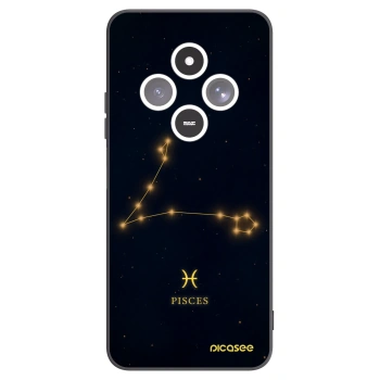 Picasee silikónový čierny obal pre Xiaomi Redmi 14C - PISCES