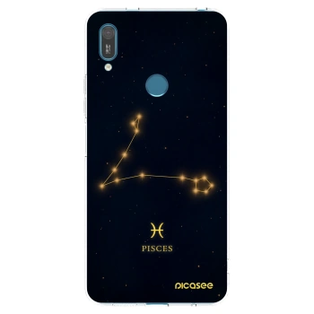 Picasee silikónový prehľadný obal pre Huawei Y7 2019 - PISCES