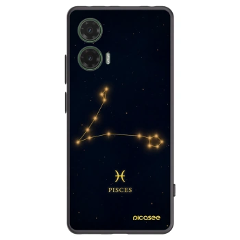 Picasee silikónový čierny obal pre Motorola Moto G35 5G - PISCES