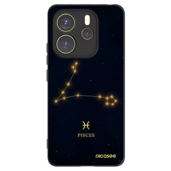 Picasee silikónový čierny obal pre Xiaomi Redmi Note 14 4G - PISCES
