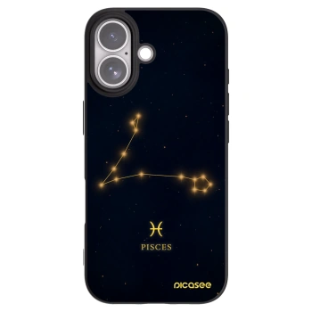 Picasee silikónový čierny obal pre Apple iPhone 17 - PISCES