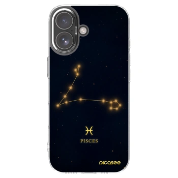 Picasee silikónový prehľadný obal pre Apple iPhone 17 - PISCES