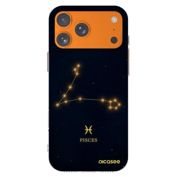 Picasee silikónový prehľadný obal pre Apple iPhone 17 Pro Max - PISCES