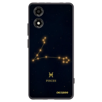 Picasee silikónový čierny obal pre Motorola Moto E14 - PISCES