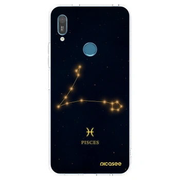 Picasee silikónový prehľadný obal pre Huawei Y6 2019 - PISCES