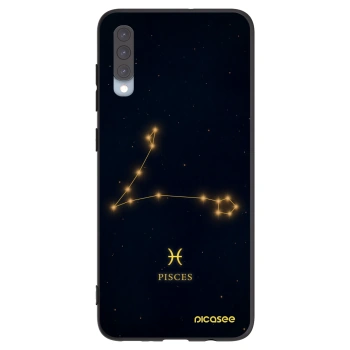 Picasee silikónový čierny obal pre Samsung Galaxy A70 A705F - PISCES