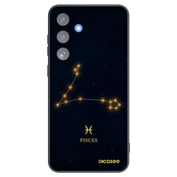 Picasee silikónový čierny obal pre Samsung Galaxy S25 FE 5G - PISCES