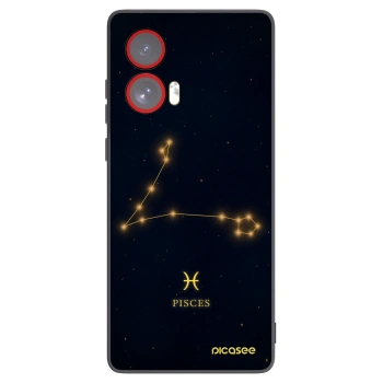Picasee silikónový čierny obal pre Motorola Edge 50 Fusion - PISCES