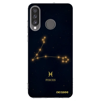 Picasee silikónový prehľadný obal pre Huawei P30 Lite - PISCES