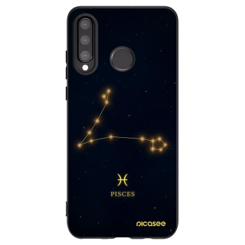 Picasee silikónový čierny obal pre Huawei P30 Lite - PISCES
