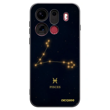 Picasee silikónový čierny obal pre OPPO Find X9 Pro - PISCES