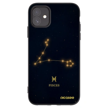 Picasee silikónový čierny obal pre Apple iPhone 11 - PISCES