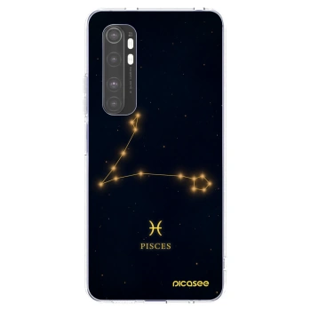Picasee silikónový prehľadný obal pre Xiaomi Mi Note 10 Lite - PISCES