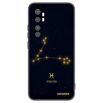 Picasee silikónový čierny obal pre Xiaomi Mi Note 10 Lite - PISCES