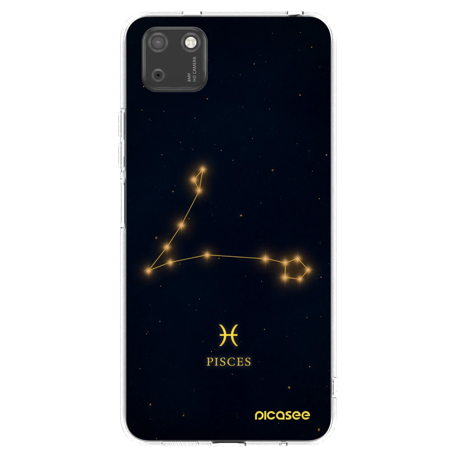 Picasee silikónový prehľadný obal pre Huawei Y5P - PISCES