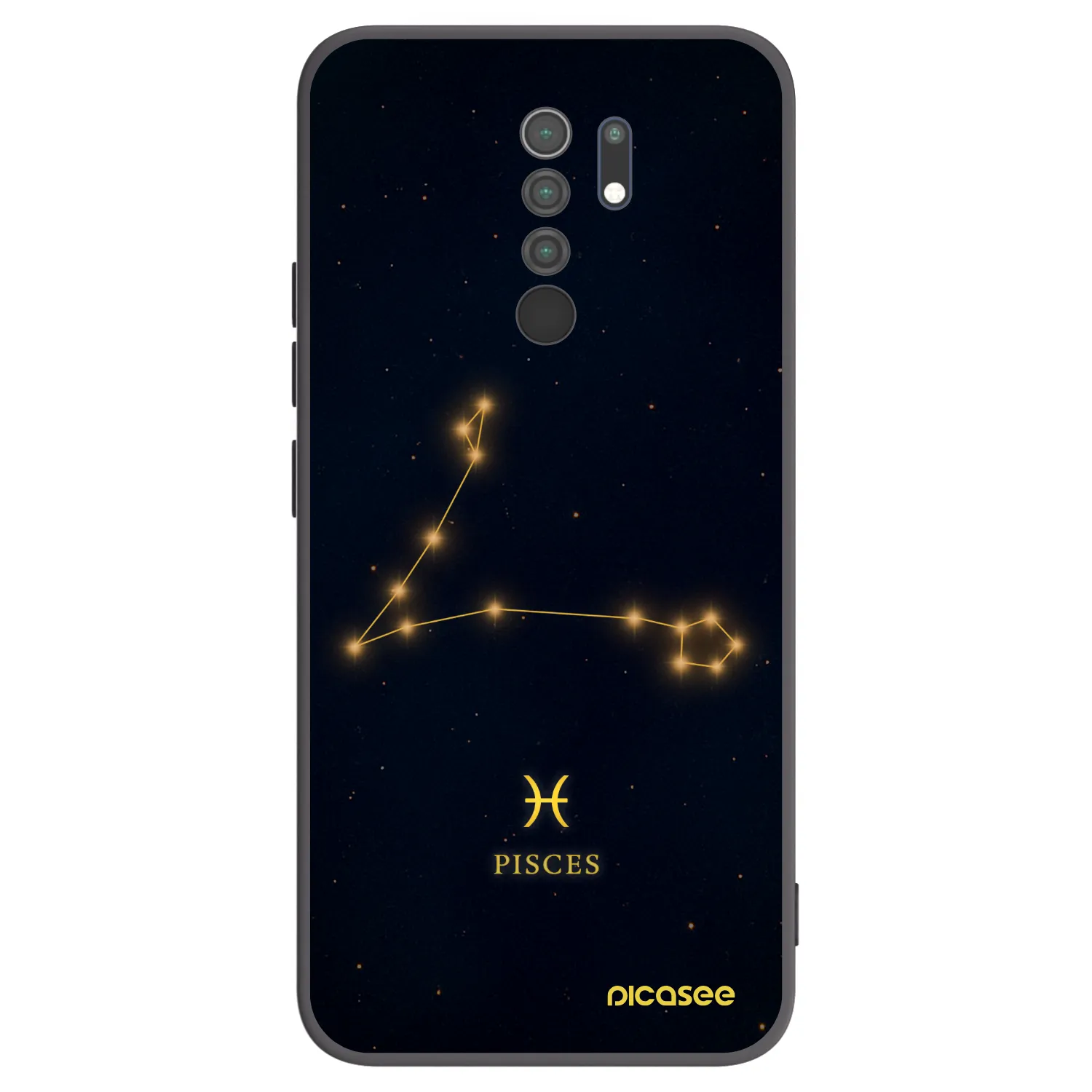 Picasee silikónový čierny obal pre Xiaomi Redmi 9 - PISCES