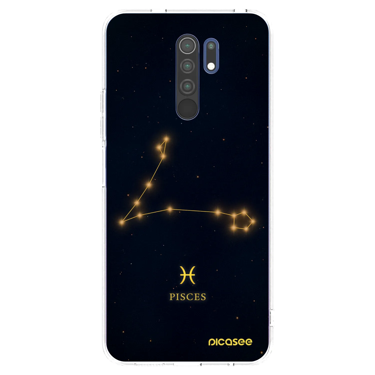 Picasee silikónový prehľadný obal pre Xiaomi Redmi 9 - PISCES