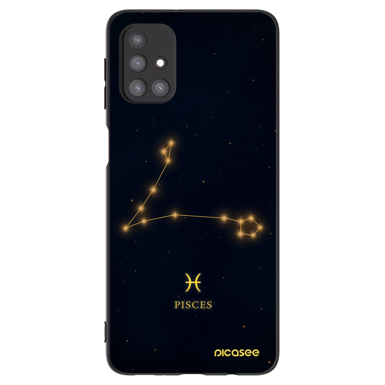 Picasee silikónový čierny obal pre Samsung Galaxy M31s - PISCES