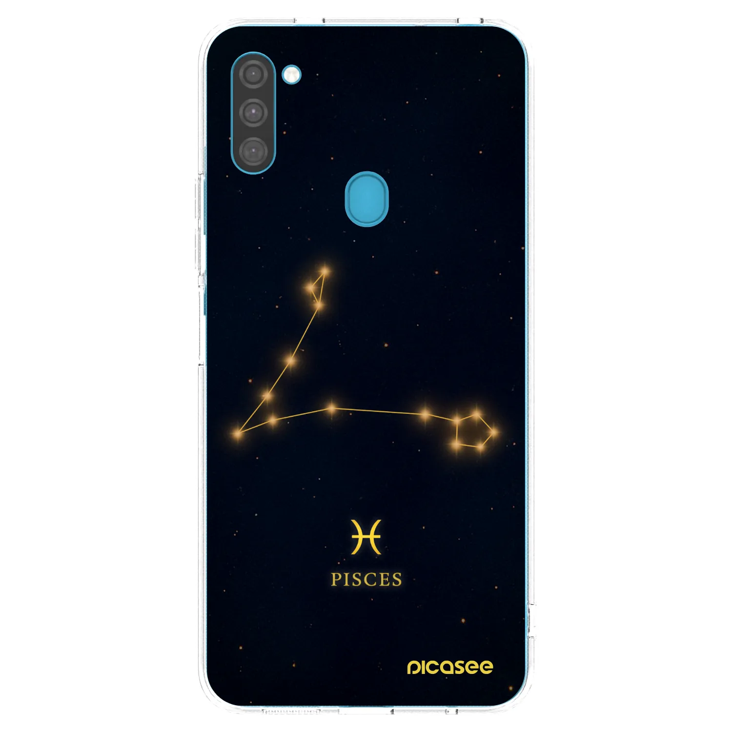 Picasee silikónový prehľadný obal pre Samsung Galaxy M11 - PISCES