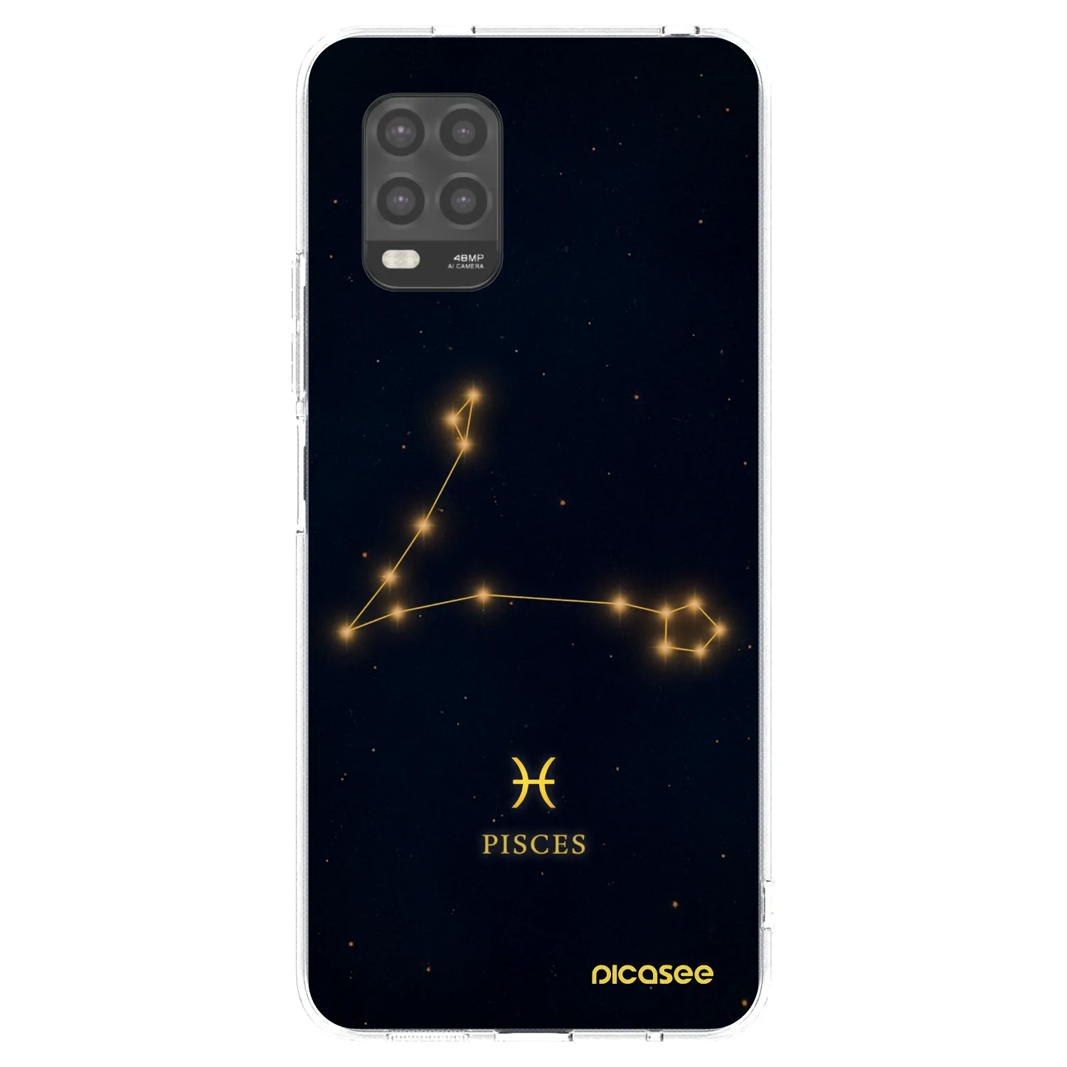 Silikónový prehľadný obal pre Xiaomi Mi 10 Lite - PISCES