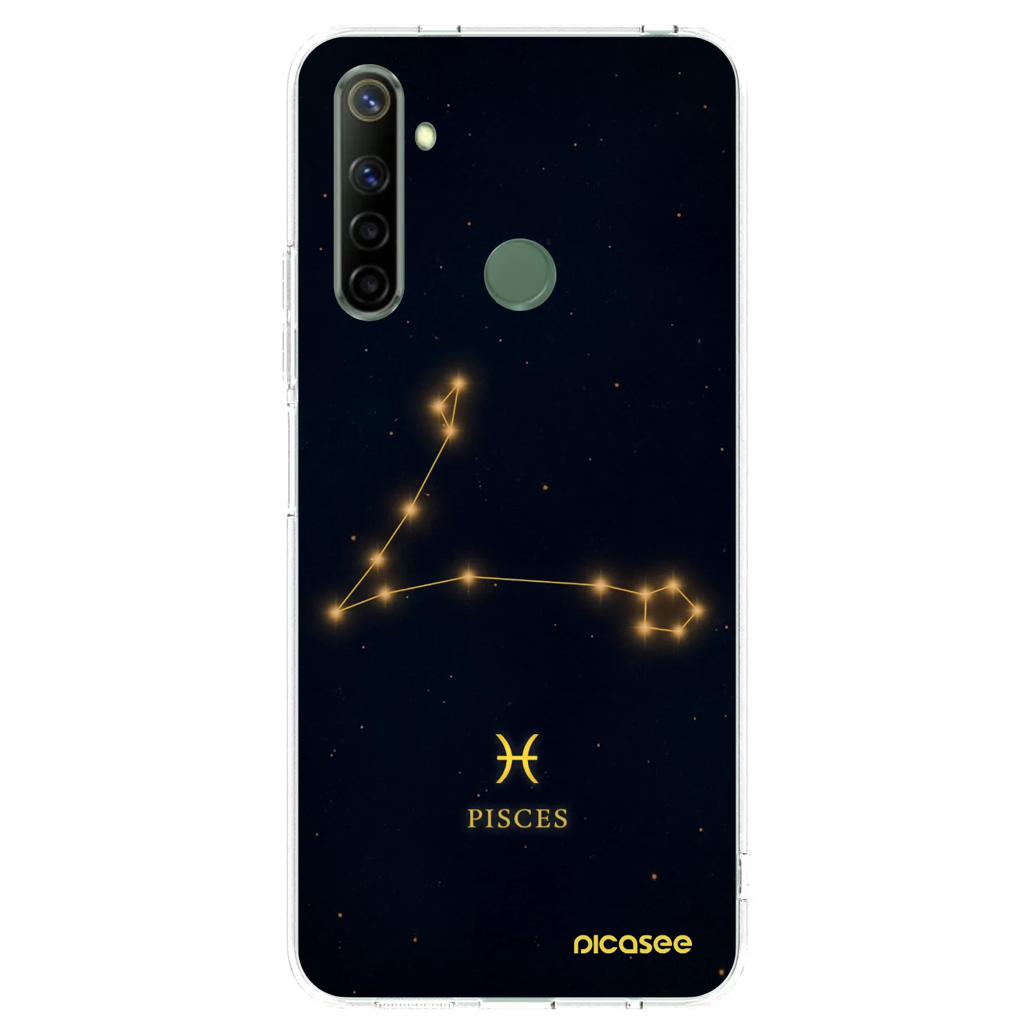 Picasee silikónový prehľadný obal pre Realme 6i - PISCES