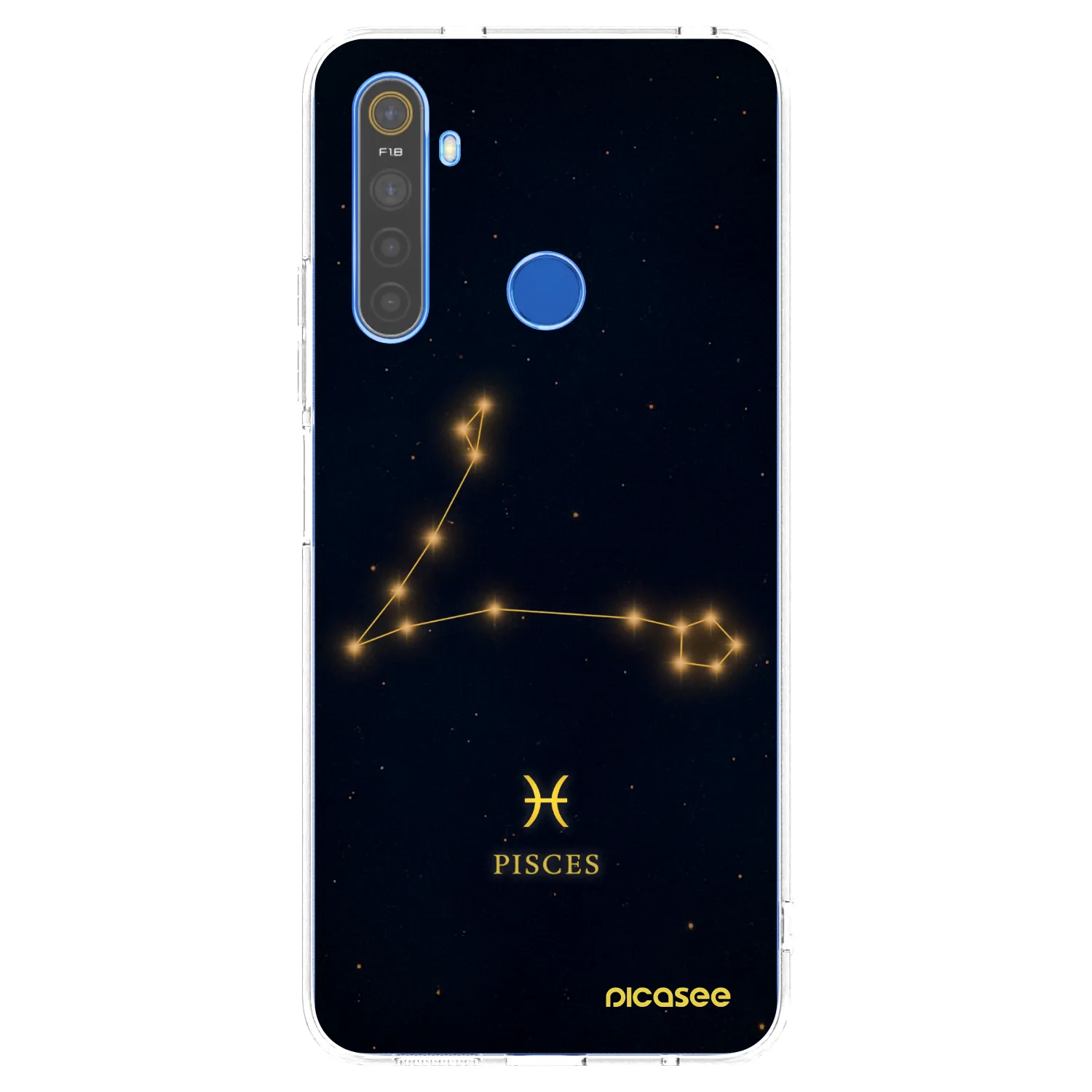 Picasee silikónový prehľadný obal pre Realme 5 - PISCES