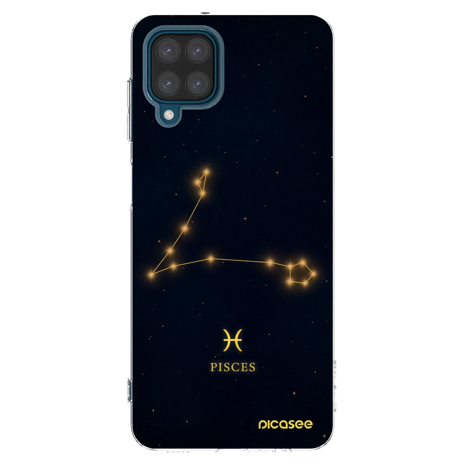 Picasee silikónový prehľadný obal pre Samsung Galaxy A12 A125F - PISCES