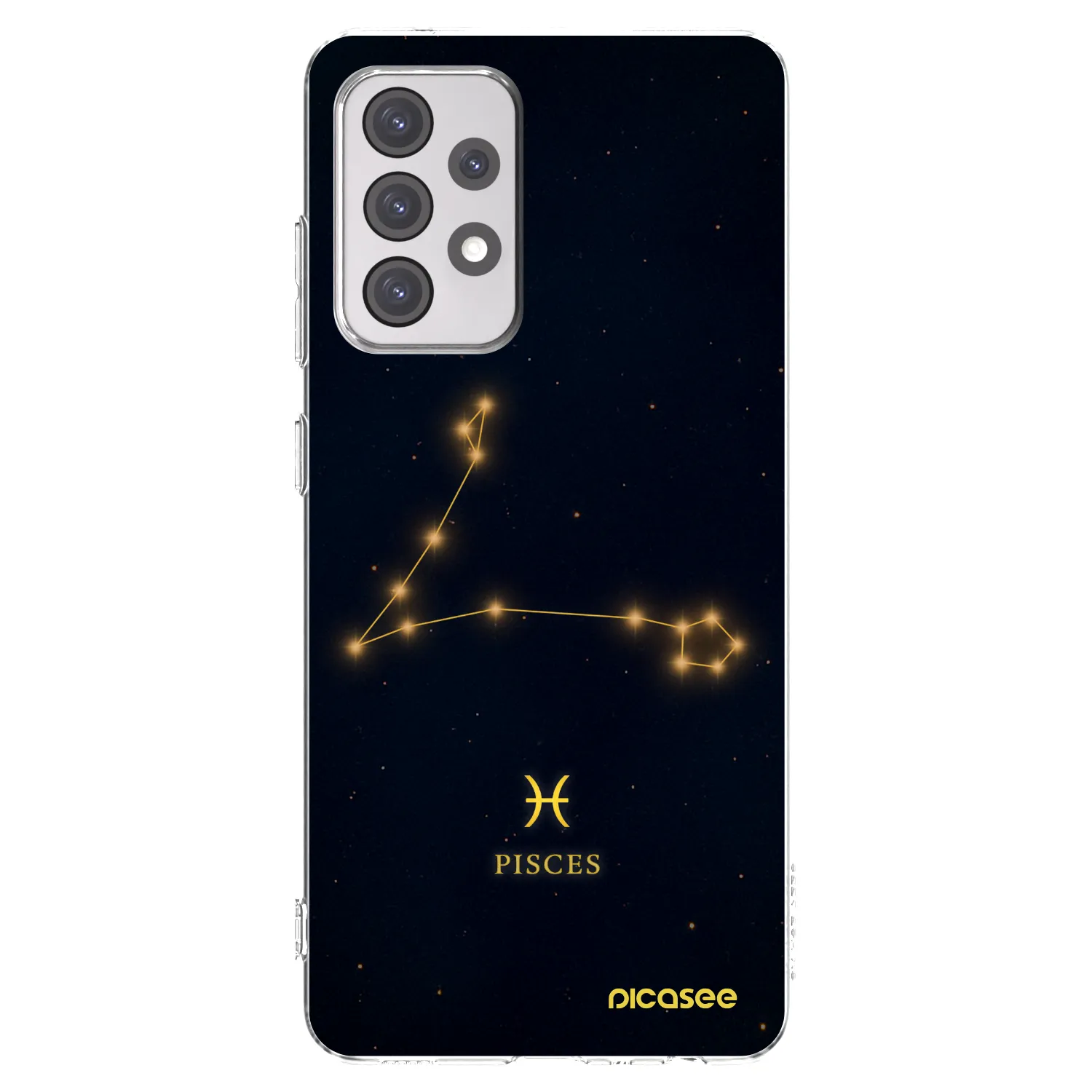 Picasee silikónový prehľadný obal pre Samsung Galaxy A52 5G A525F - PISCES