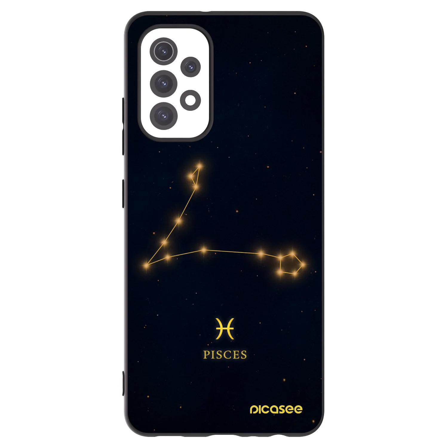 Picasee silikónový čierny obal pre Samsung Galaxy A32 5G A326B - PISCES