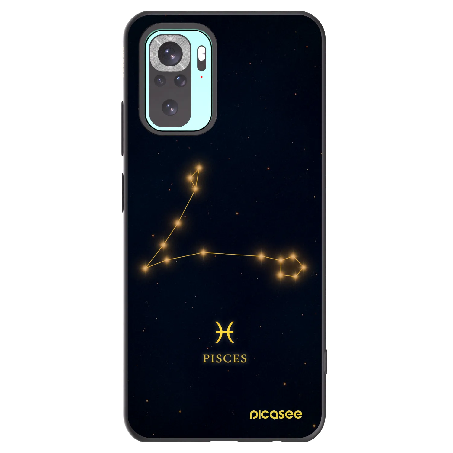 Picasee silikónový čierny obal pre Xiaomi Redmi Note 10 Pro - PISCES