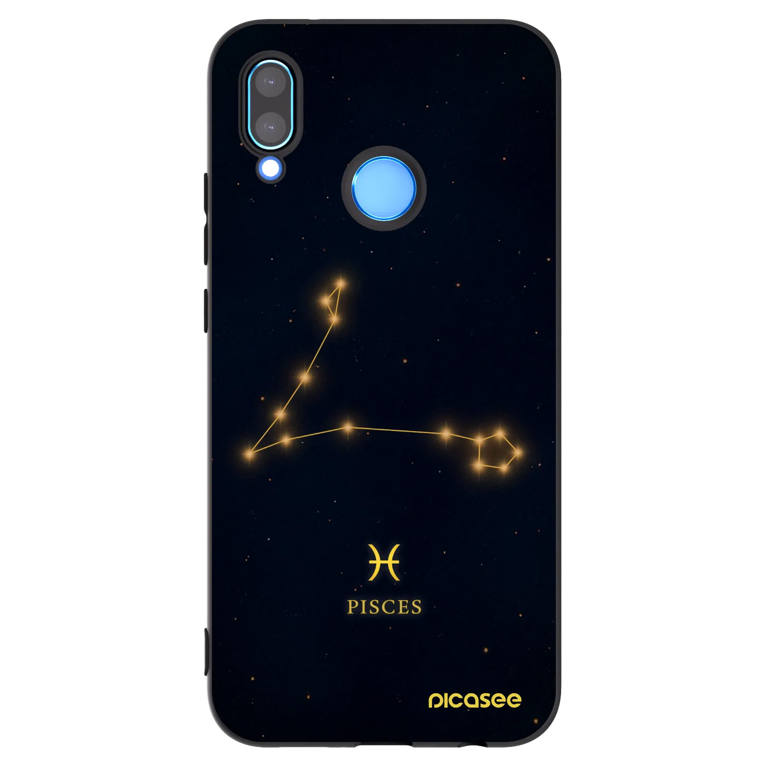 Picasee silikónový čierny obal pre Huawei P20 Lite - PISCES